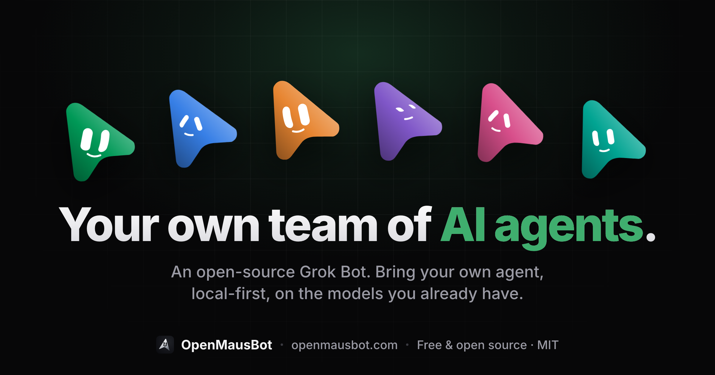OpenMausBot: Your own team of AI agents